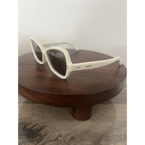 Celine Accessories - Celine White Butterfly Sunglasses CL400751 25c 56-14-145